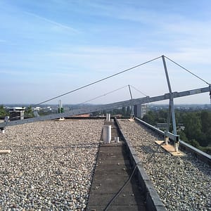 FIXAPOUTRE 6 - poutre de suspension pour accrochage d'apperails de levage de personnes sur toiture